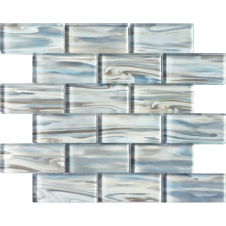 Azulejo de metro de mosaico de cristal de alta calidad