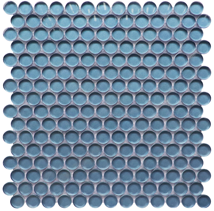 Azulejo de mosaicos de vidrio de aerosol frío azul